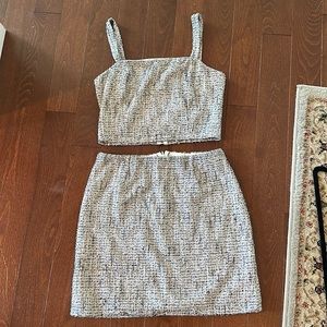 Matching Set- Skirt & Top (aqua)